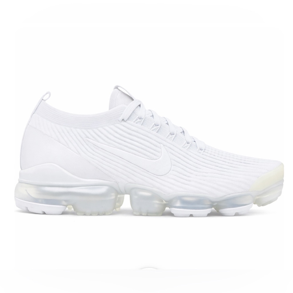 Nike Air VaporMax Flyknit Women 10 Men 8.5 White